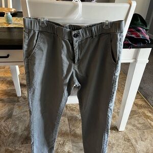 Men’s Grey Skinny Fit Pants Cotton and Spandex
